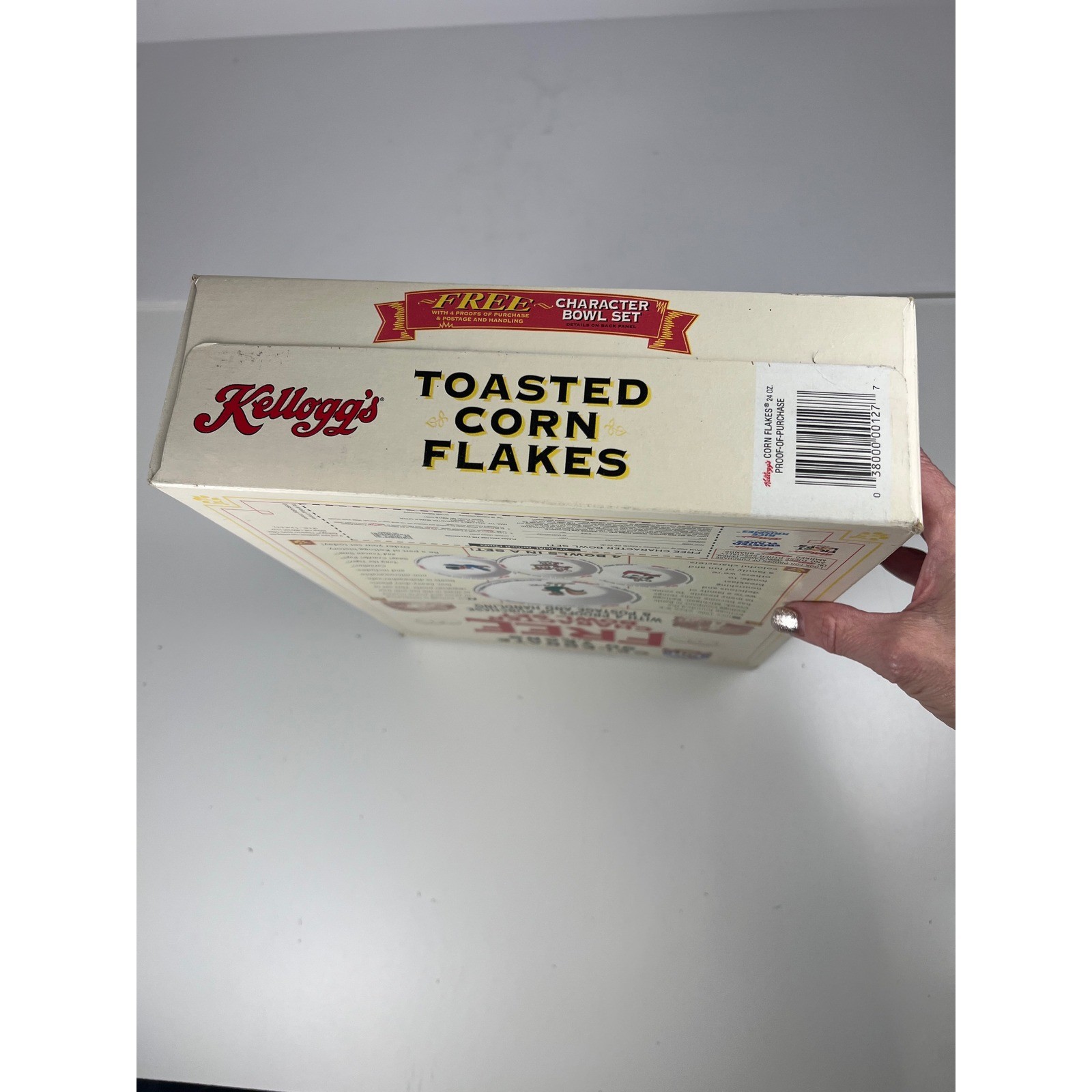 Kelloggs Toasted Corn Flakes Cereal Box 90 Years Collector Series 1 of 2 Empty