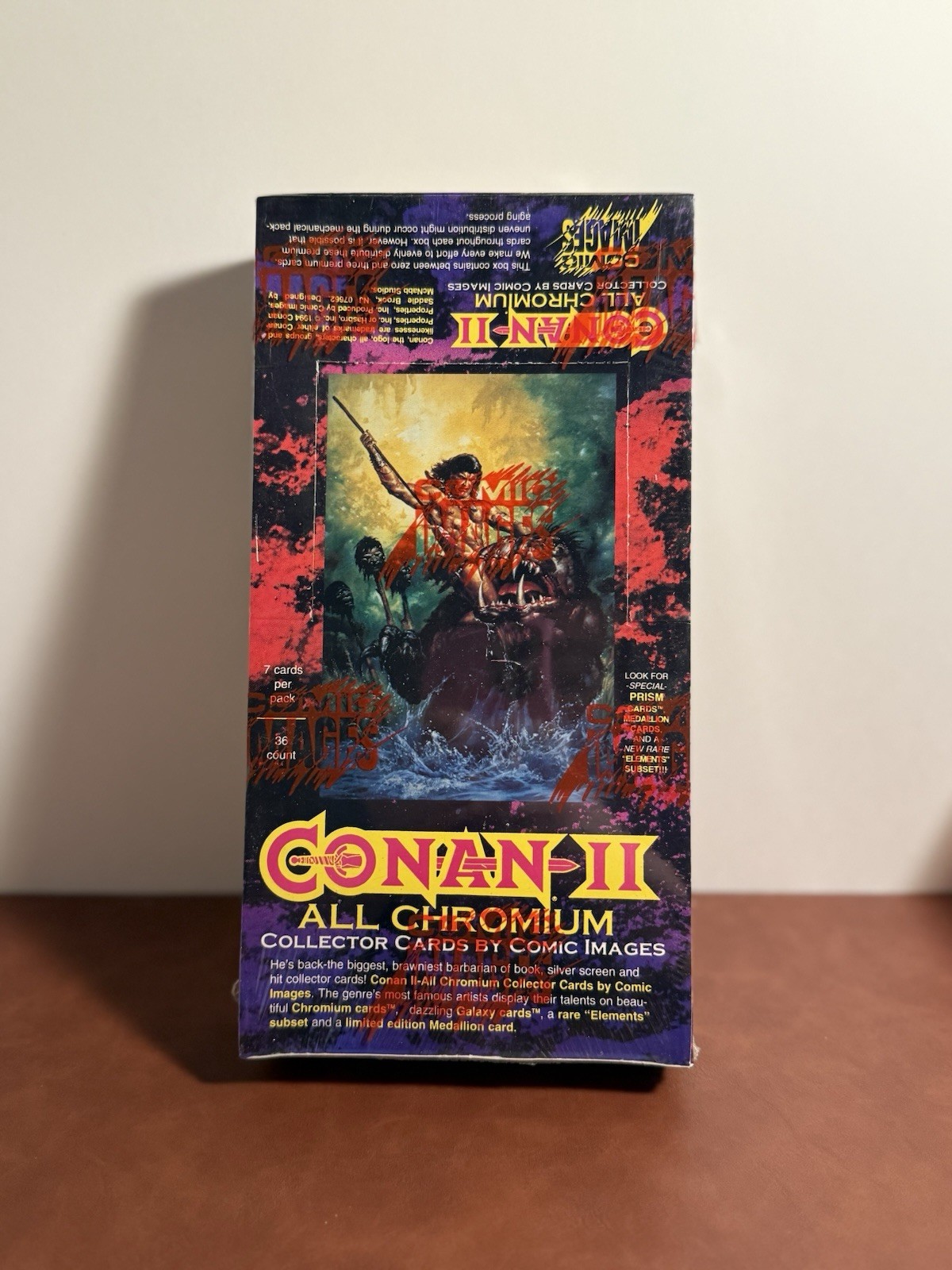 Conan II All Chromium Trading Card Box SEALED 36 Packs 1994 Comic Images