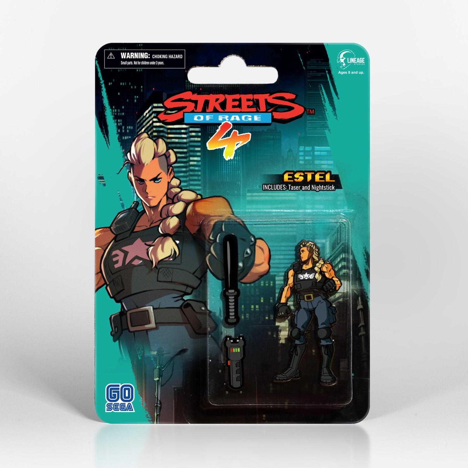 Limited Run Games Streets of Rage 4 Estel Aguirre Enamel Pin Cop Police