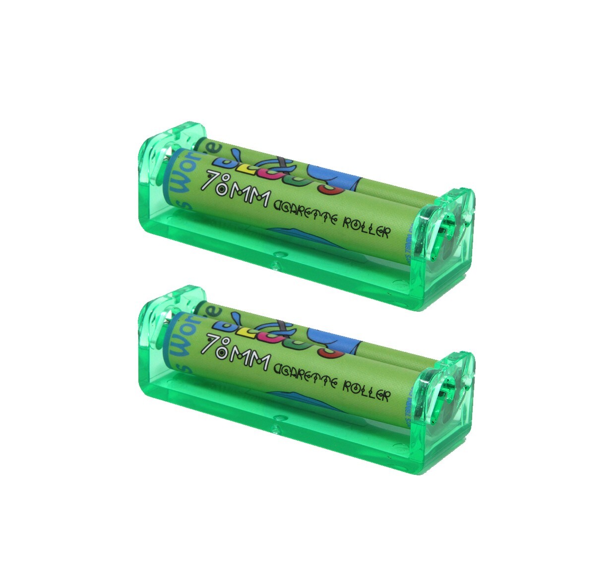 78mm Cigarette Rolling Machine Premium Smoke Bloo Alien by Quik Wikk – 2 Pack