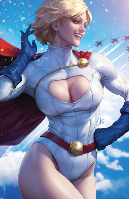 Power Girl Special #1 Stanley Artgerm Lau Virgin Foil Variant 2023 DC NM UNREAD