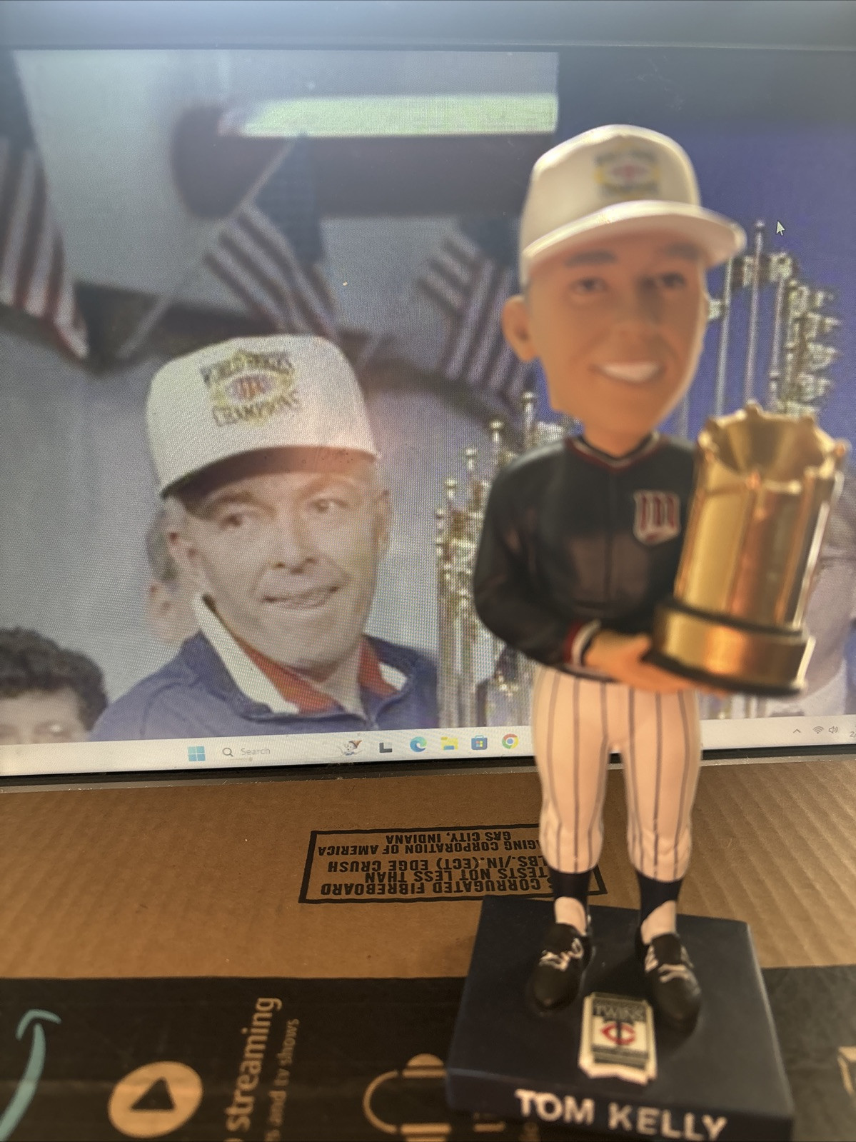 Tom Kelly Minnesota Twins 2x World Champion Manager. Bobblehead
