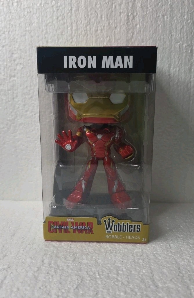 Funko Wacky Wobbler Civil War Iron Man – Bobble-Head – NEW Japan Distribution