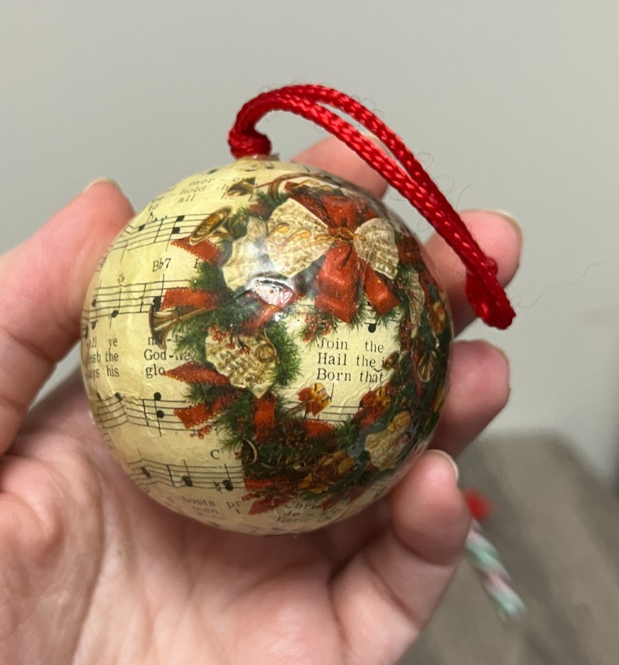 Vintage Christmas Ornaments/Figures- Various Materials and Time Periods Lot of 9