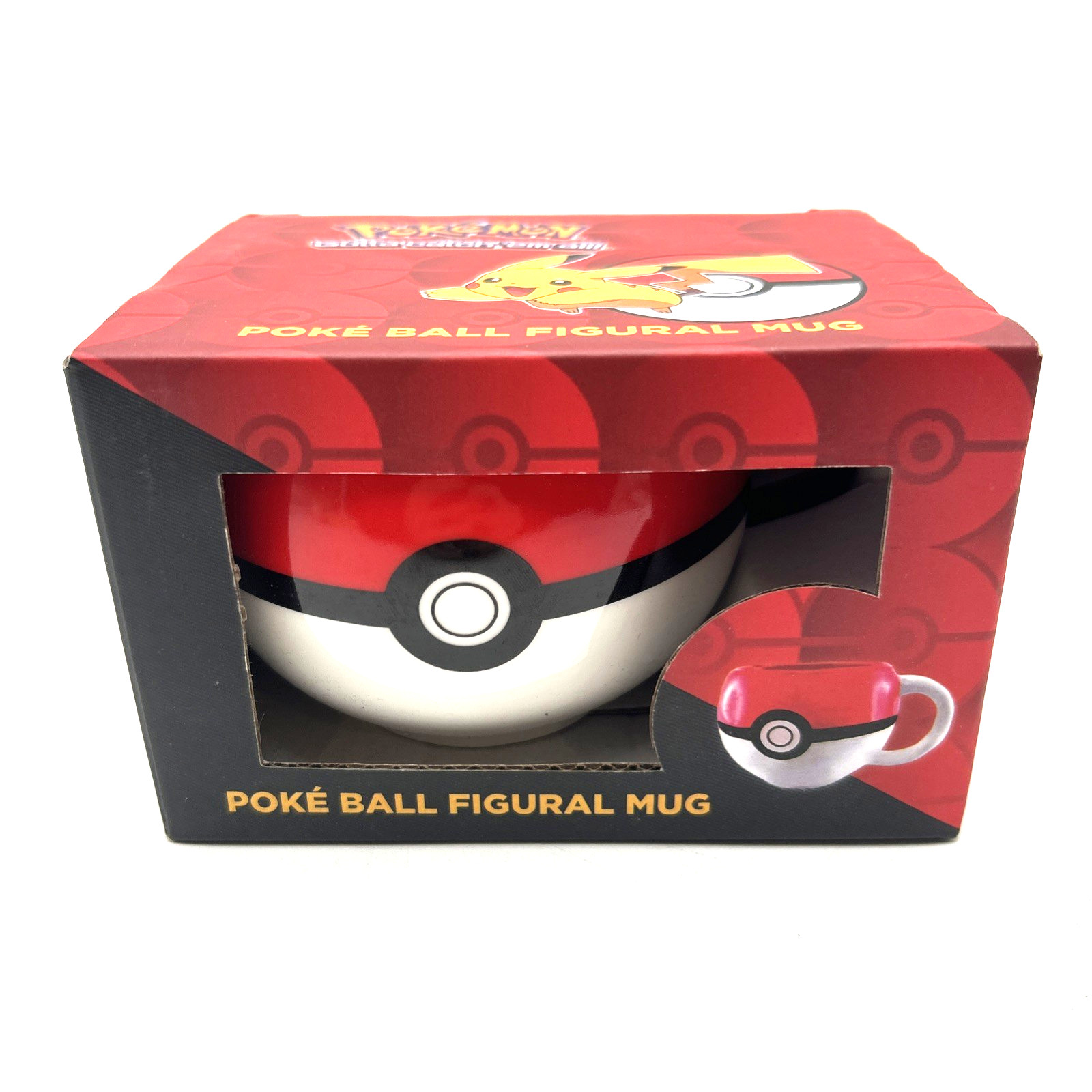 Pokemon Poke Ball Molded Figural Novelty Tea Cup Coffee Mug by Just Funky New
