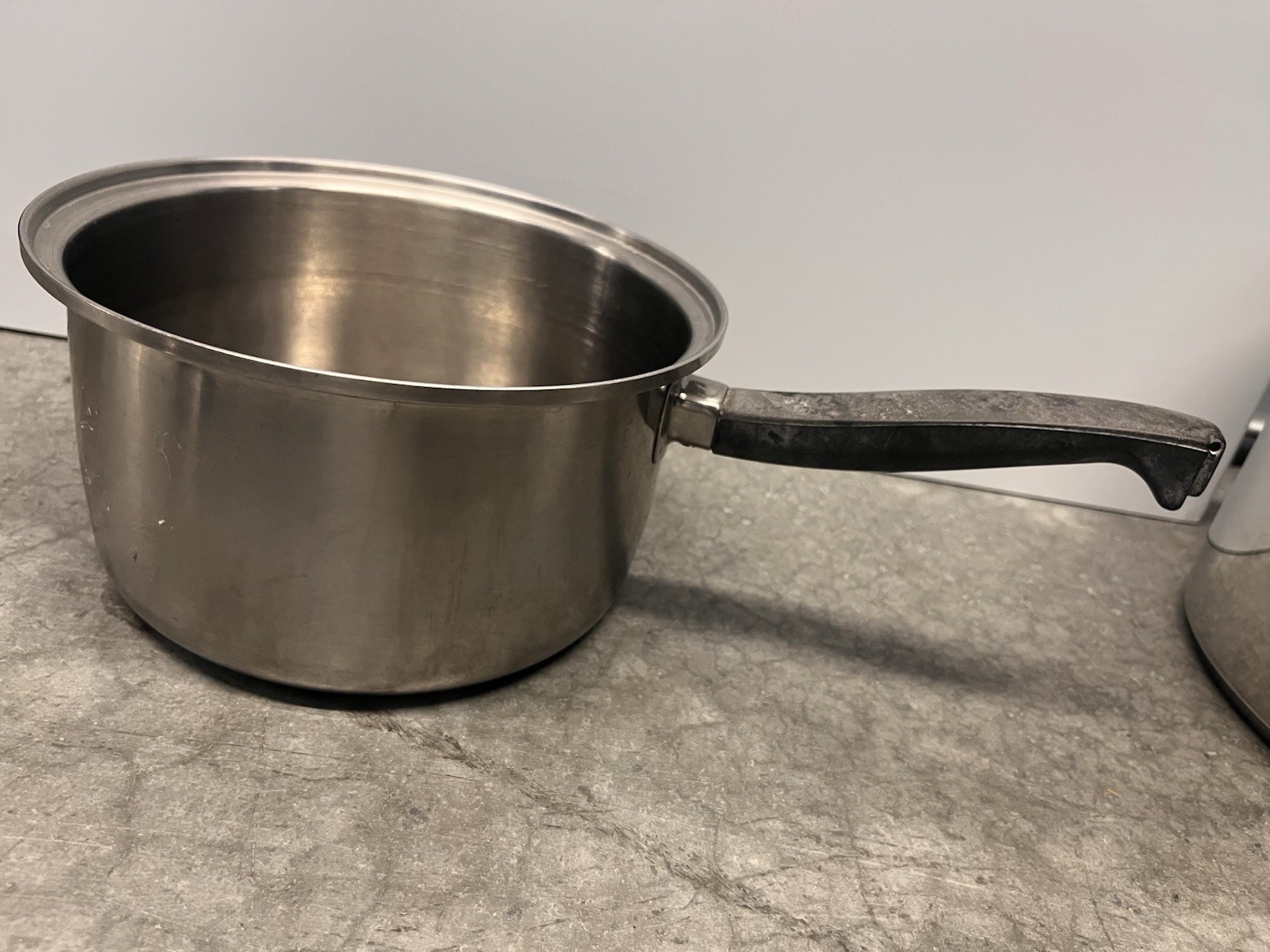 Vintage Sears Chef Quality Aluminum USA Made Saucepan 3 Qt with Lid 3qt