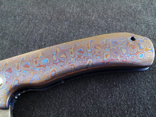 Functional Art: Burchtree Bladeworks Persian Custom Knife in ZirCuTi and Hamon
