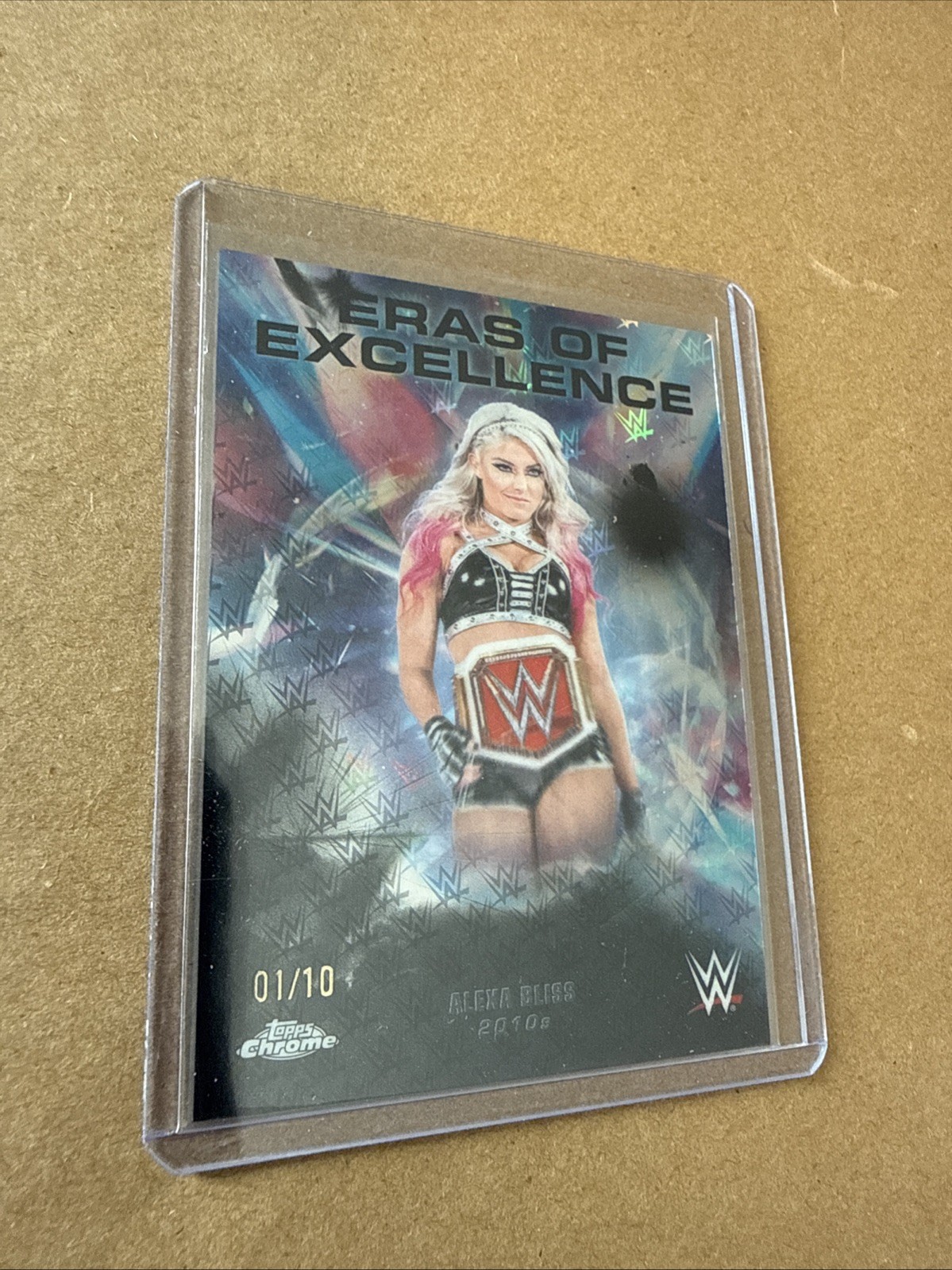 2026 Topps Chrome WWE Eras of Excellence Alexa Bliss 2010’s Black Refractor 1/10