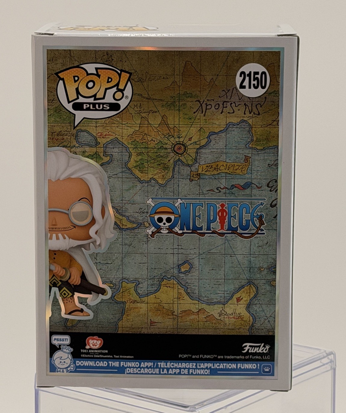 Funko Pop! Plus- One Piece: Silvers Rayleigh #2150 COMMON with Protector – New