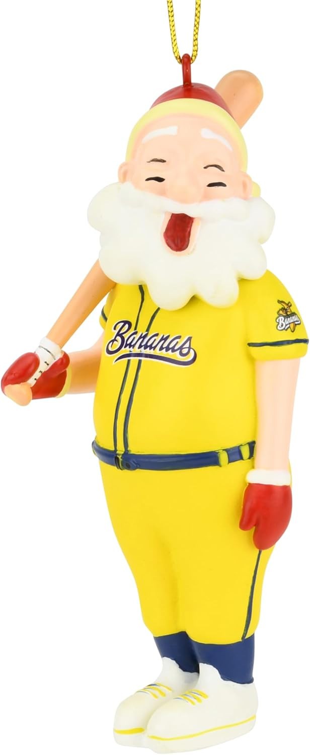 Tree Buddees x Savannah Bananas Banana Santa Official Banana Ball Ornament
