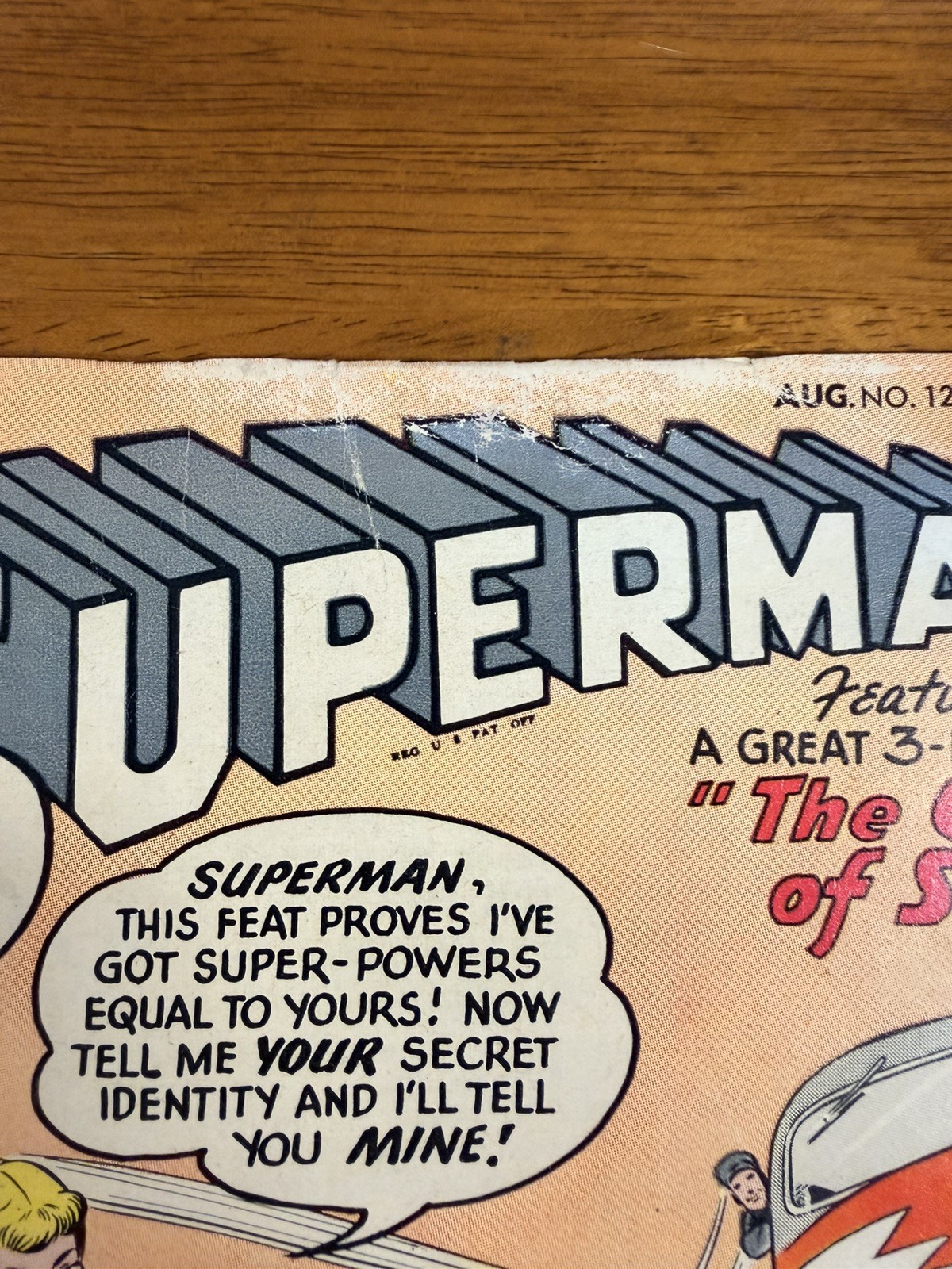 Superman #123 1958 First Prototype Supergirl appearance Girl of Steel Silver Age