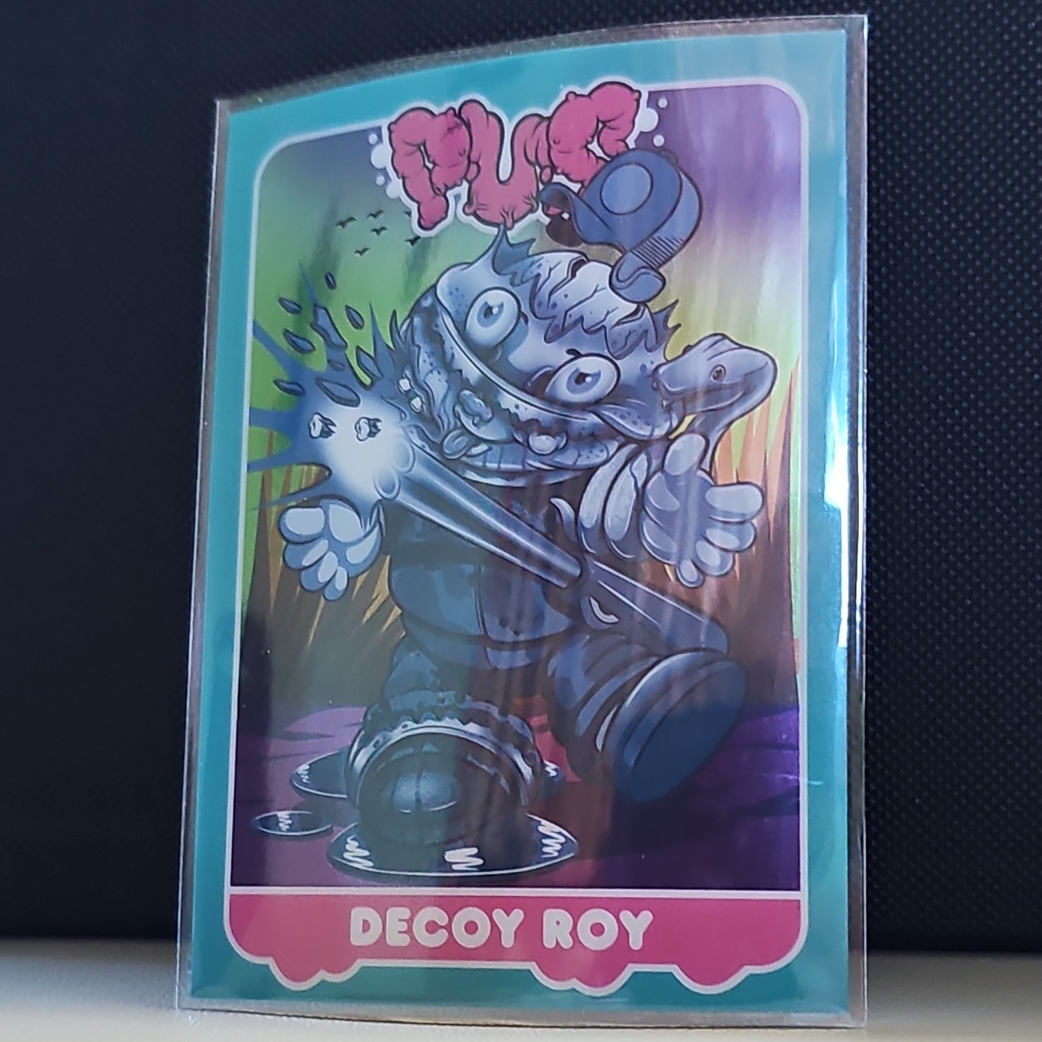 P.U.S Series 1 DECOY ROY #22 Non-Sport Trading Card Checklist Back