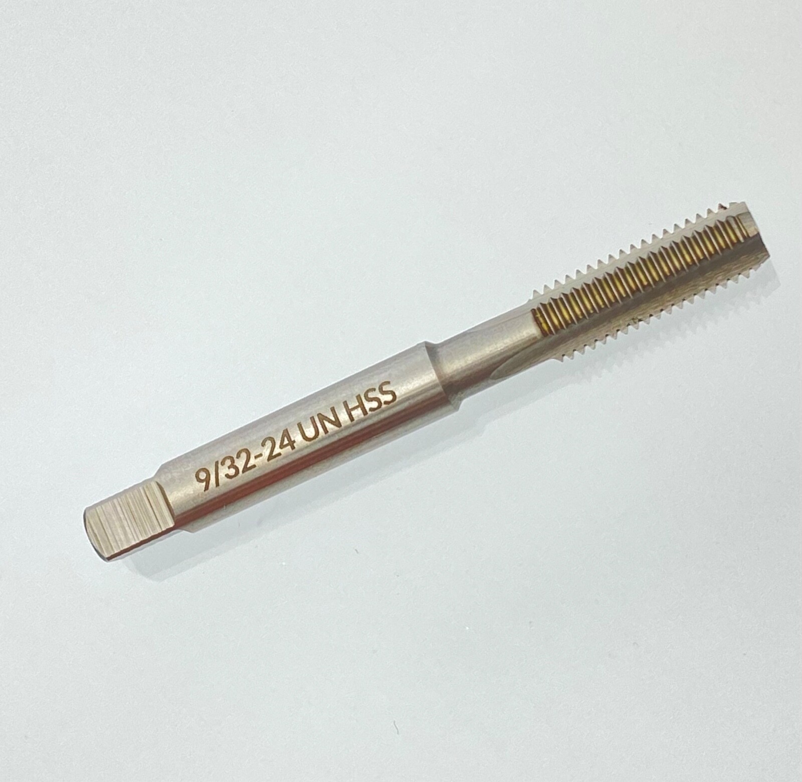 9/32-24 UN M2 HSS Right Hand Thread Bottom Tap, Stanley Plane Restoration Tools