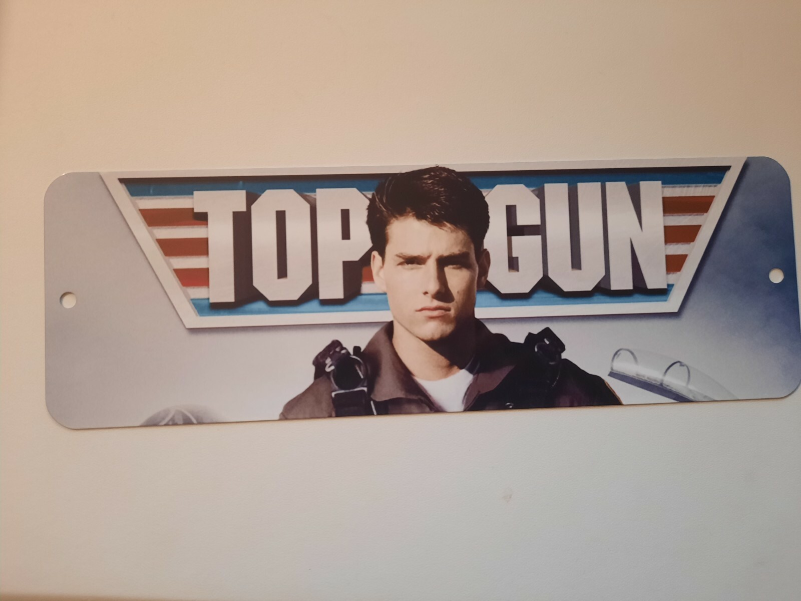 Top Gun Movie Banner Marquee 4×12 Metal Wall Sign