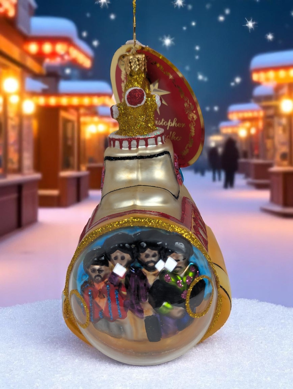 Christopher Radko – The Beatles – Captain Captain Yellow Submarine Tree Ornament