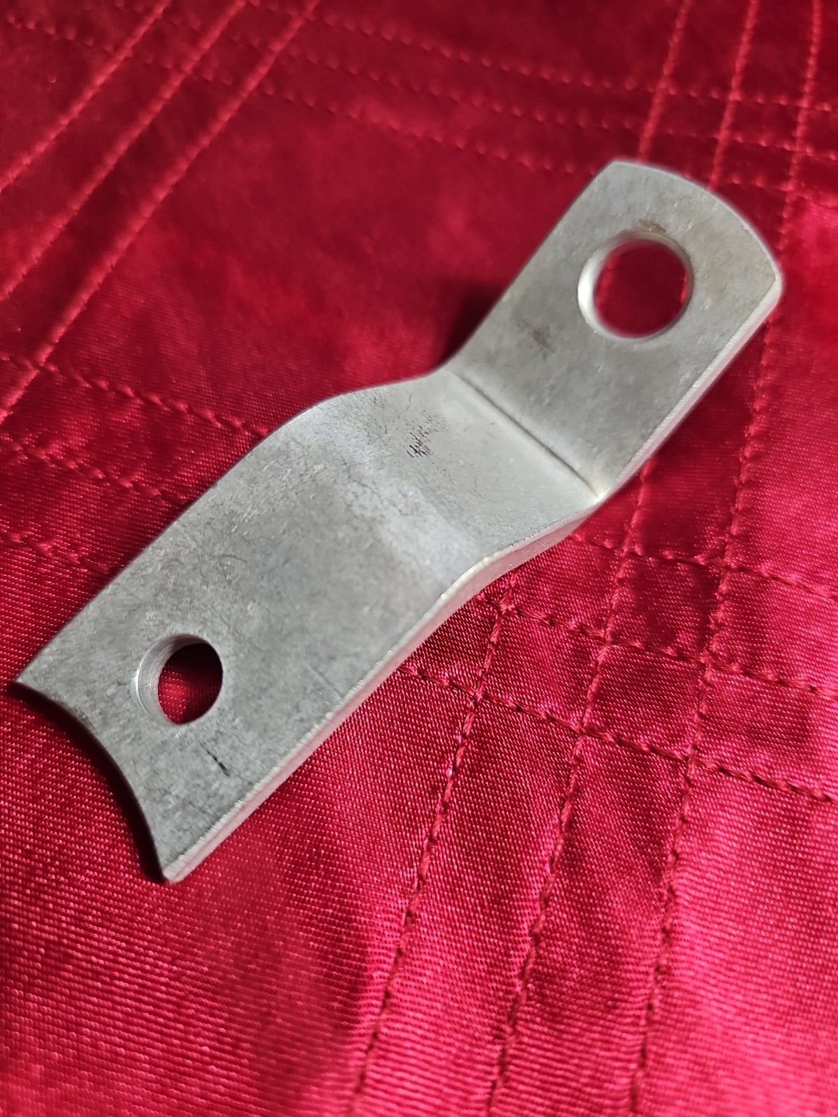 VINTAGE USA WHIZZER BI-LITE HEADLIGHT FORK BRACKET: CAD PLATED W-15101 FOR 1952
