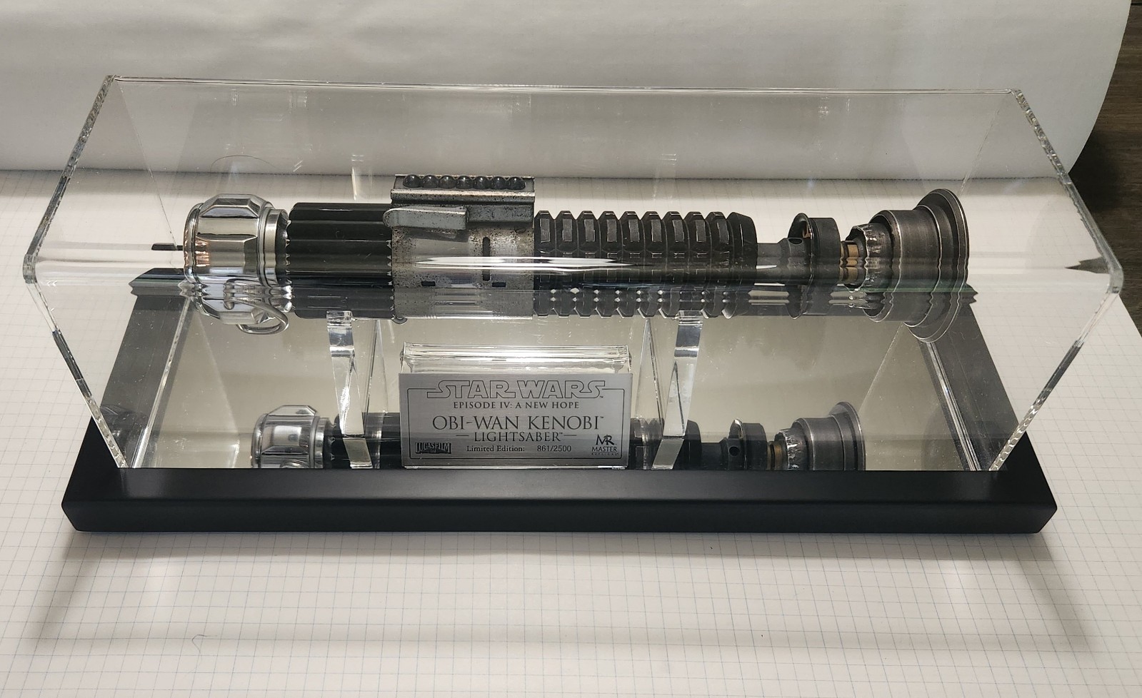 Star Wars Master Replicas Obi-Wan Kenobi ANH Lightsaber (2003) *Full Scale*
