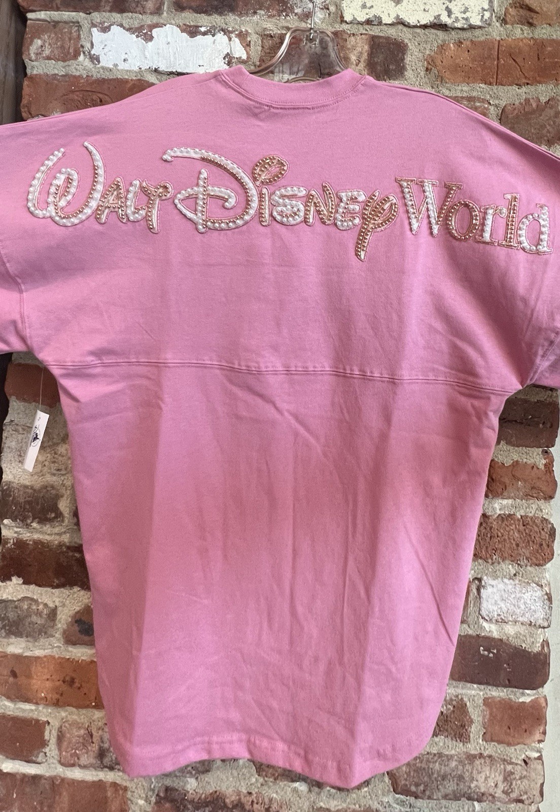 Disney Parks 2026 Walt Disney World Pink Pearl Spirit Jersey Adult LARGE NEW