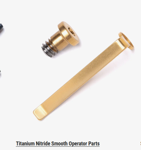 Tactile Turn “Smooth Operator” Titanium Bolt Action Pen Customization Parts