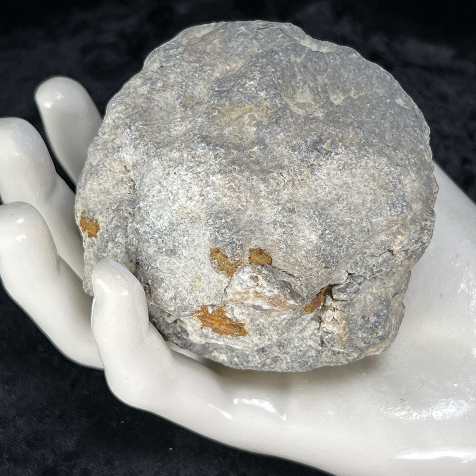 3″ Unopened Geode Crystal Quartz Rattler Hollow Crack Break Your Own 13.4oz