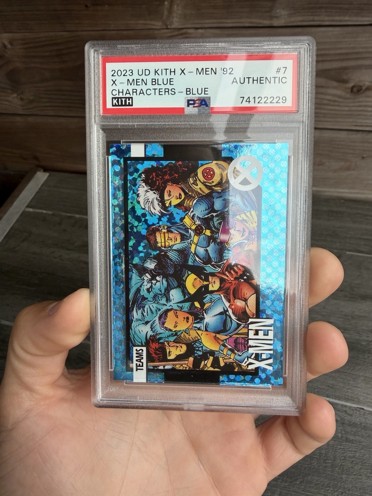 Kith X-Men ’92 Characters 1 Wolverine 1/50 Blue PSA Authentic