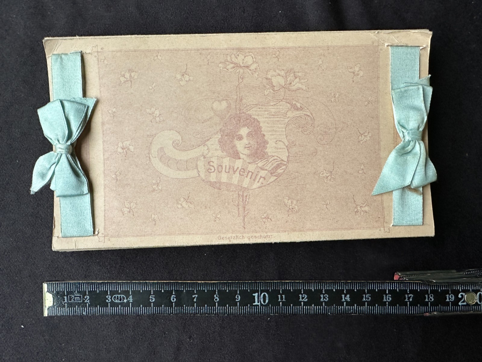 Old Paper Inscription Souvenir, 160326(H-13)