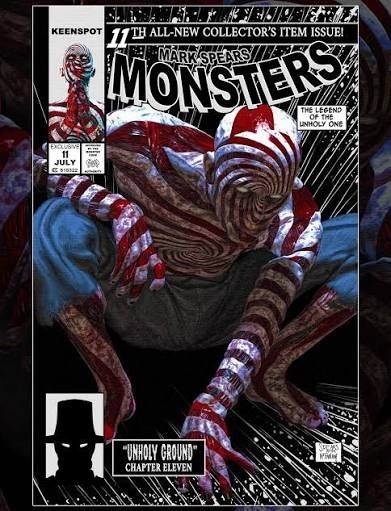 SDCC Mark Spears Monsters #11 Torment Homage Silver LTD 200 PRESALE