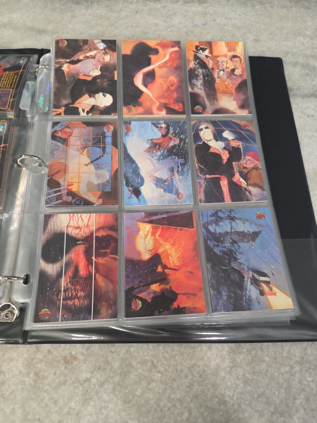 1994 UNIVERSAL MONSTERS COMPLETE SET Topps Complete 100 PLUS CHASE CARDS VHTF