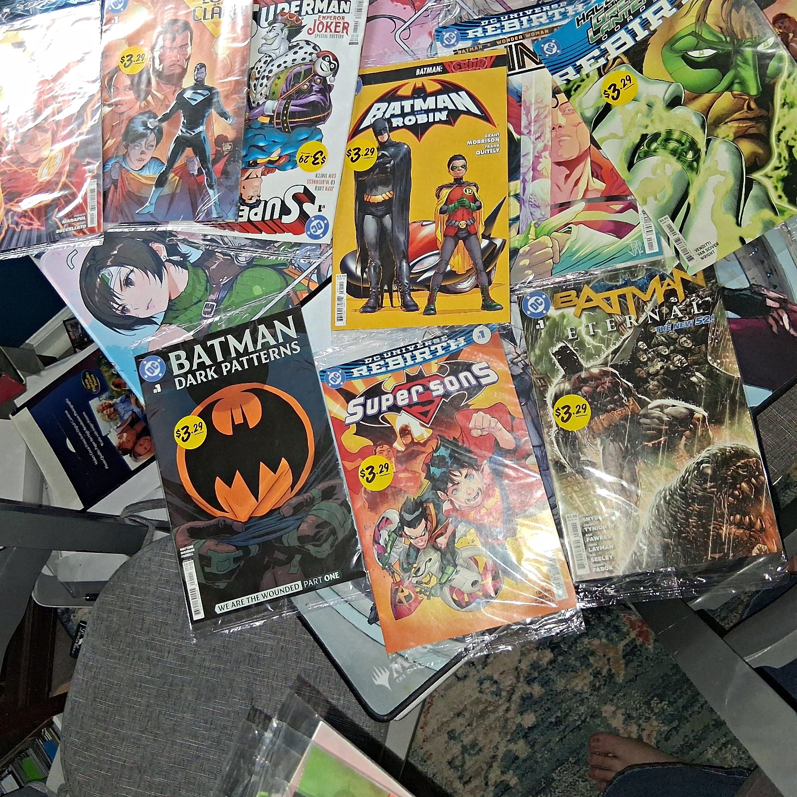 DC Comics Batman & Robin And Others Justice League Superman Mixed Comic Lot 50+