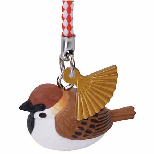 Blind Box Japanese Netsuke Sparrow Cute Bird Figure 1 Random Phone Strap Charm