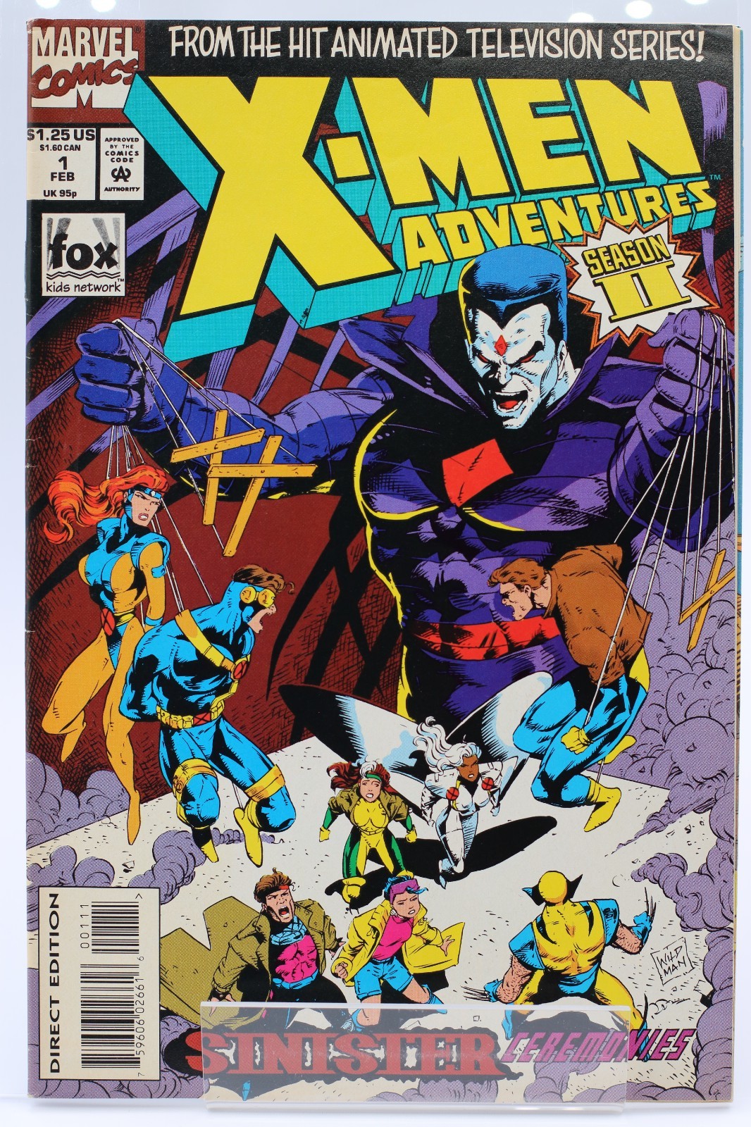 X-Men Adventures #1 • [6.0] • 1994 • Andrew Wildman • Marvel Comics