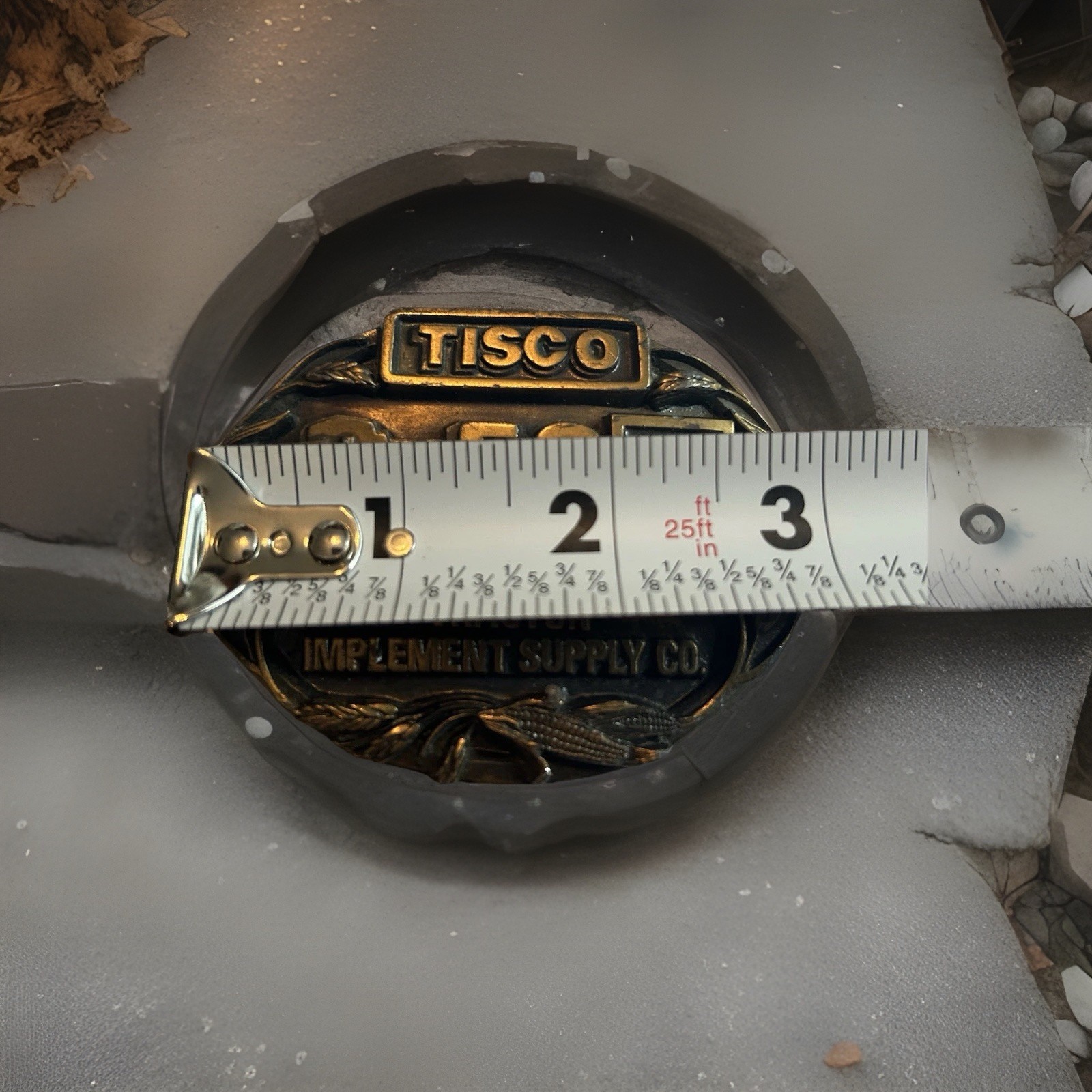 Tisco Tractor Implement Supply Co. 1989 52 Years Vintage Belt Buckle
