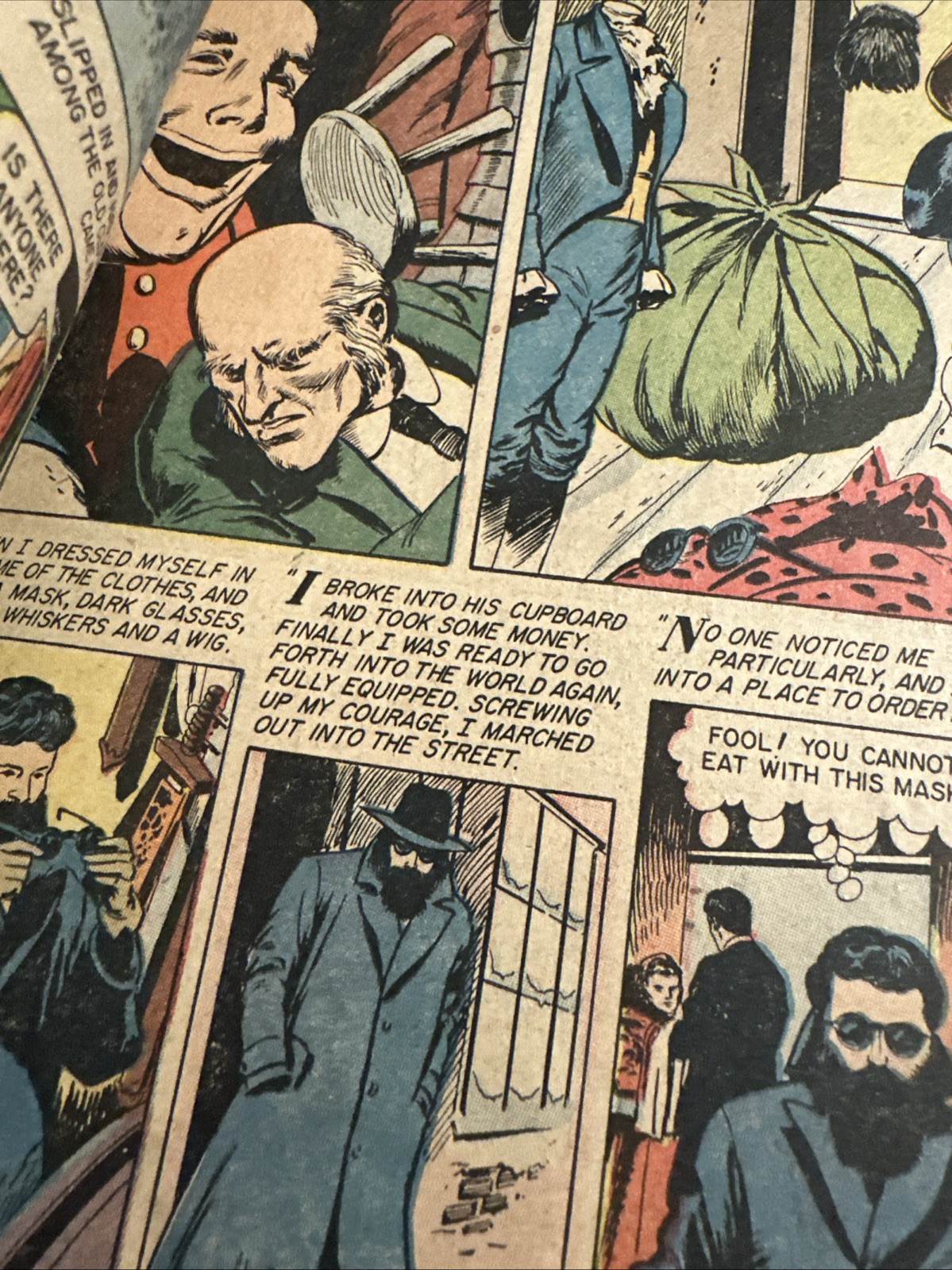 Classics Illustrated #153 The Invisible Man Comic Book H.G. Wells