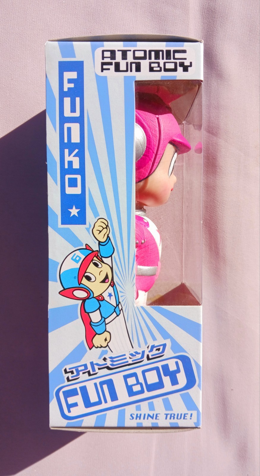 2 Funko Wacky Wobblers! Super Atomic Fun Team Boy and Girl Toy Tokyo Exclusive