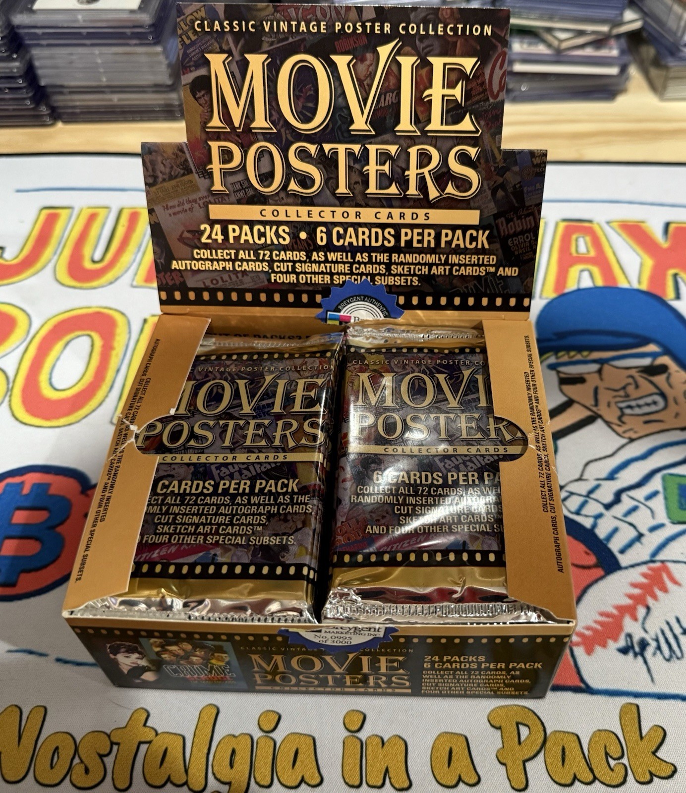 (1) Sealed Pack 2007 Movie Posters Collector Cards