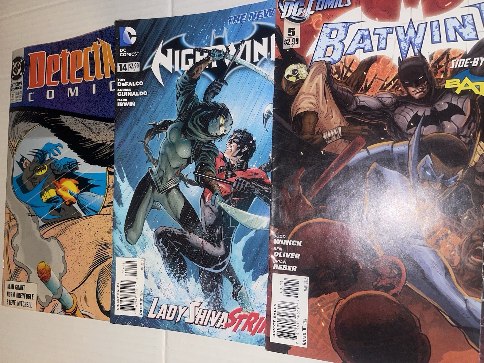 20 COUNT DC COMICS BATMAN & NIGHTWING COMICBOOKS