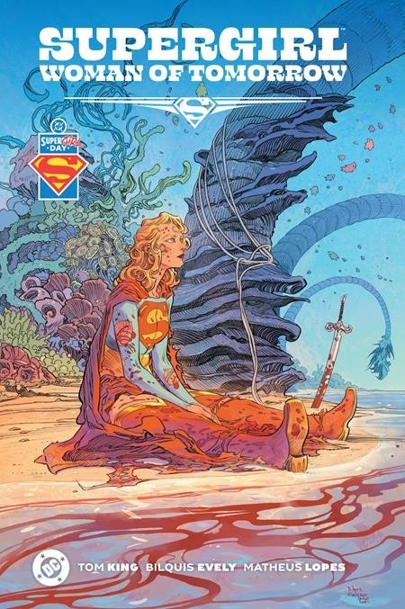 SUPERGIRL: WOMAN OF TOMORROW HARDCOVER Superman Day 2026 VARIANT DUST JACKET HC