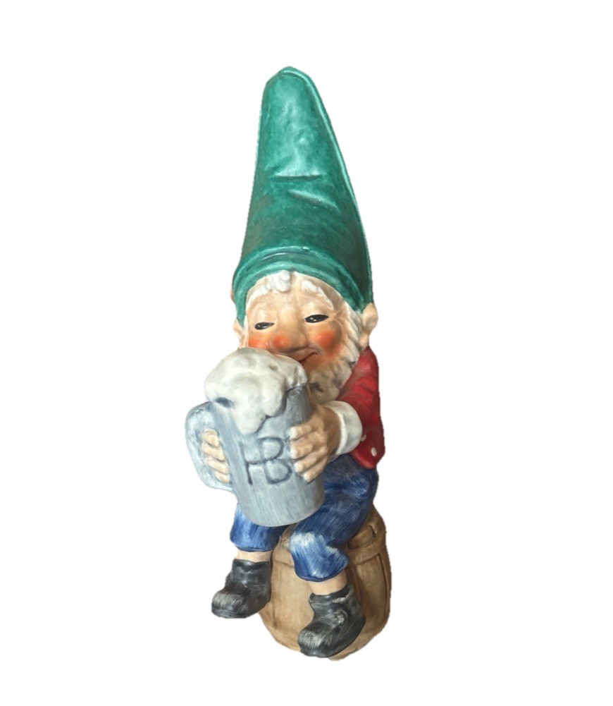 Vintage GOEBEL CO-BOY Gnome ” Sepp” The Beer Buddy W. Germany 1970 Well 514