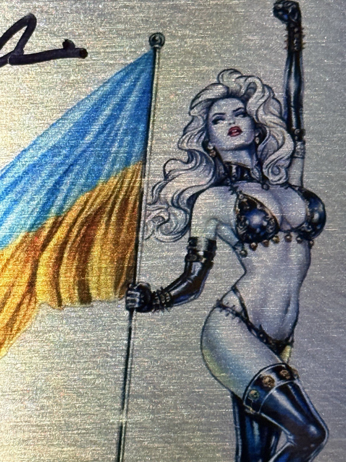 LADY DEATH “Solidarity” Monte Michael Moore Artist Proof “MM” Limited To Three