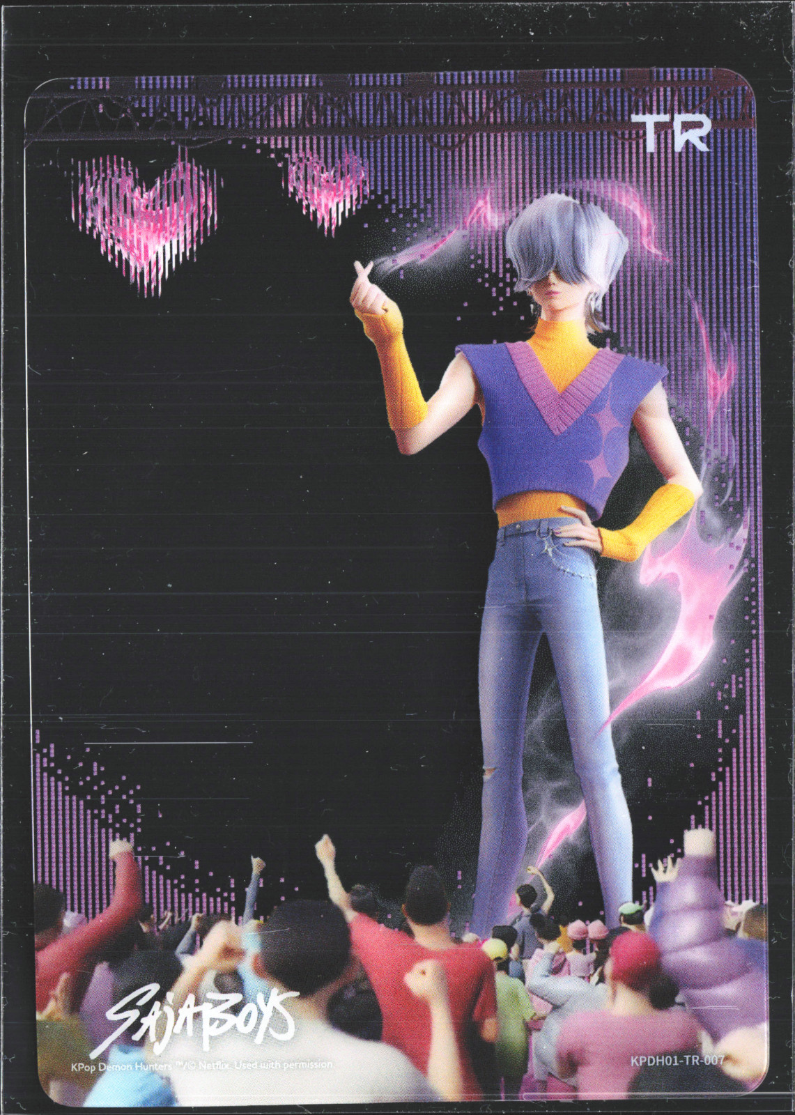 Mystery Saja Boys Translucent Stage KPop Demon Hunters Trading Card TR-007