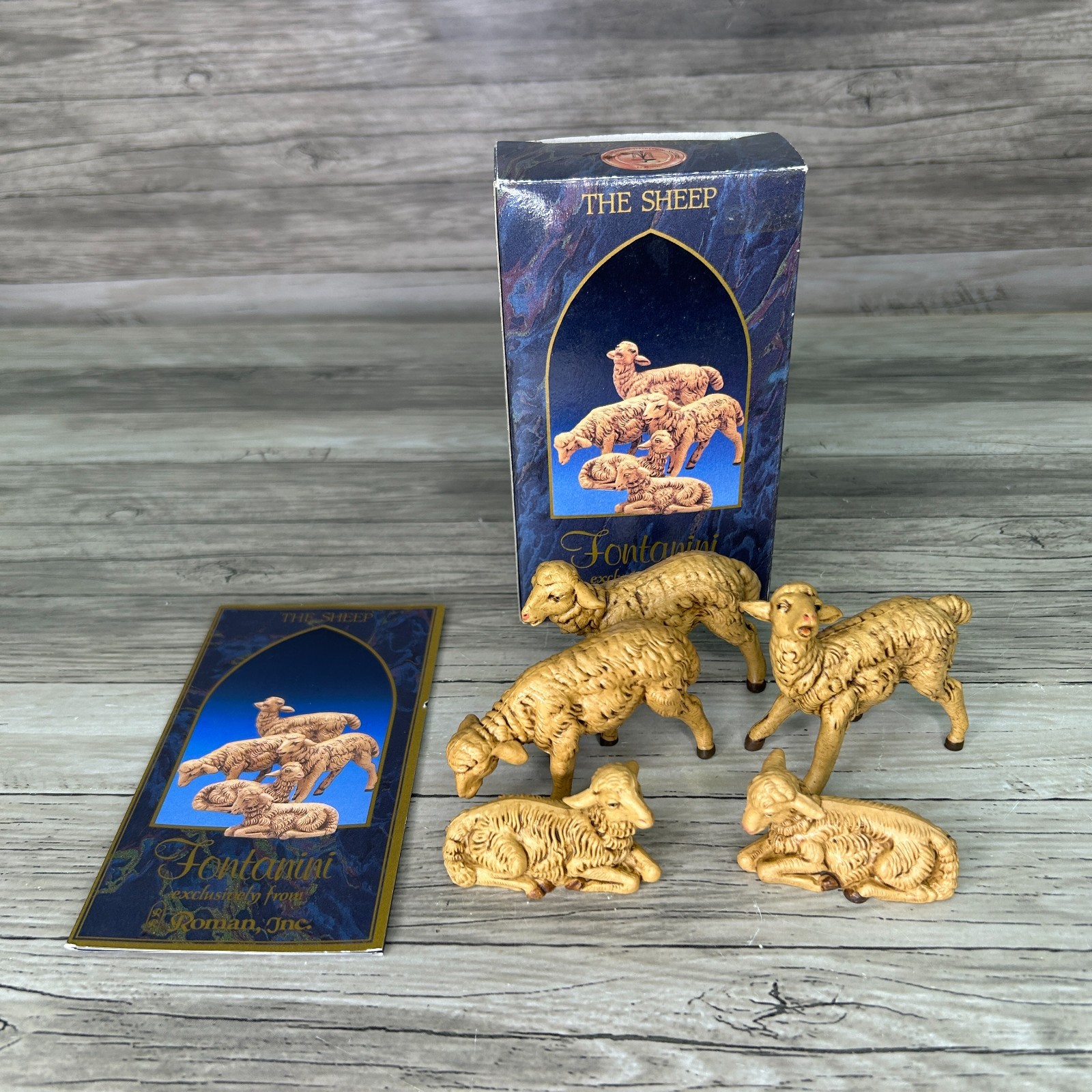 Fontanini Sheep 5″ Collection 5 Piece Set (52539) Nativity Figures