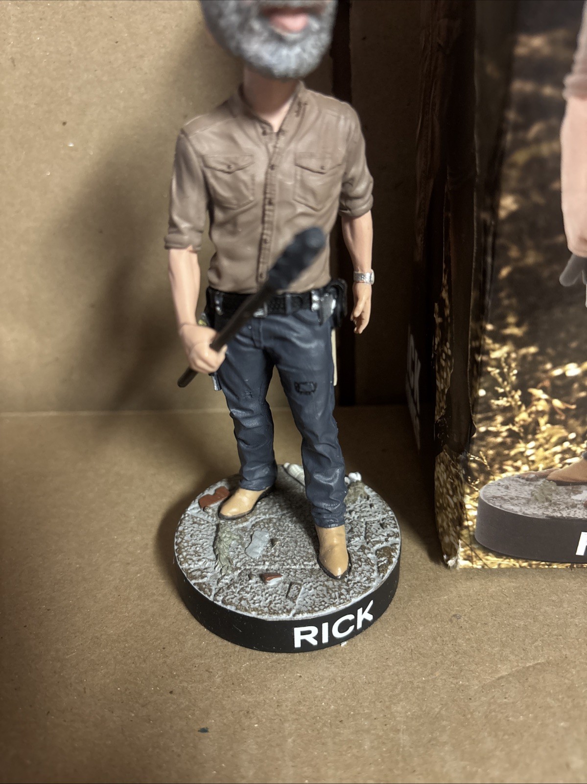 The Walking Dead Rick Grimes Bobble Head Supply Drop Exclusive Royal Bobbles
