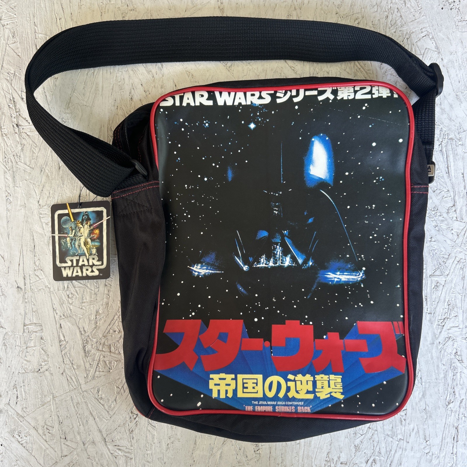 JAPANESE Star Wars Empire Strikes Back Side Sling Bag *RARE* NEW W/ Tags Vintage