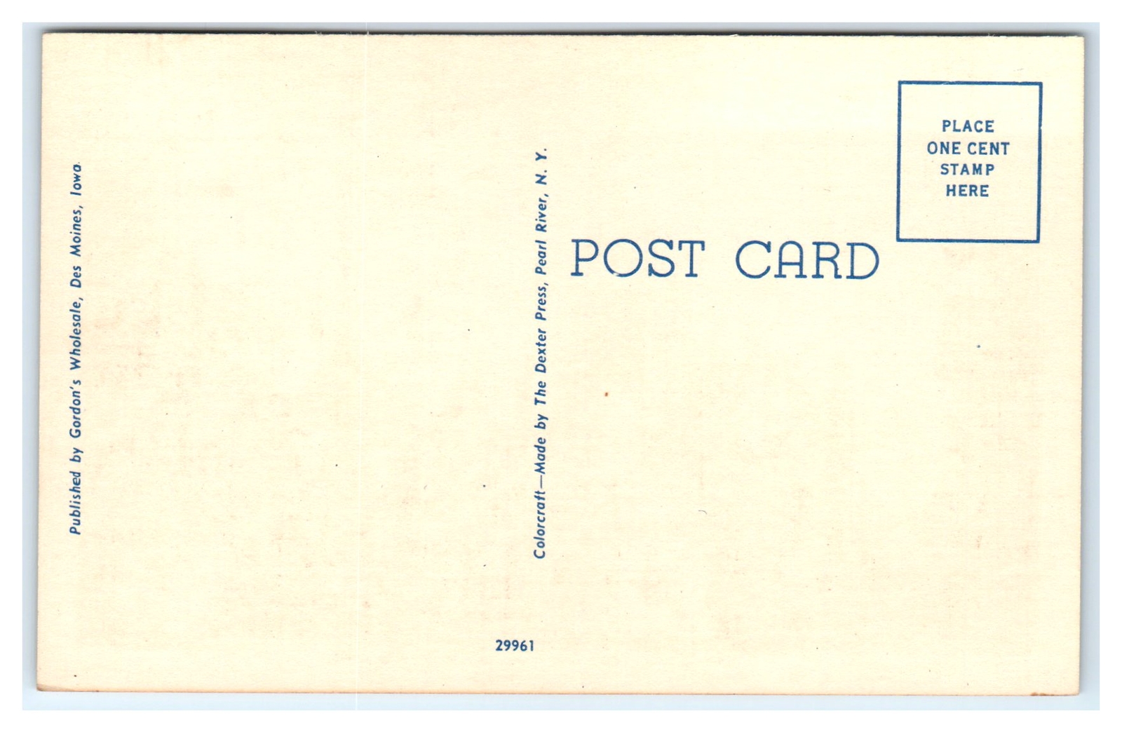 Des Moines, IA Postcard- THE MAIN BUILDING DRAKE UNIVERSITY