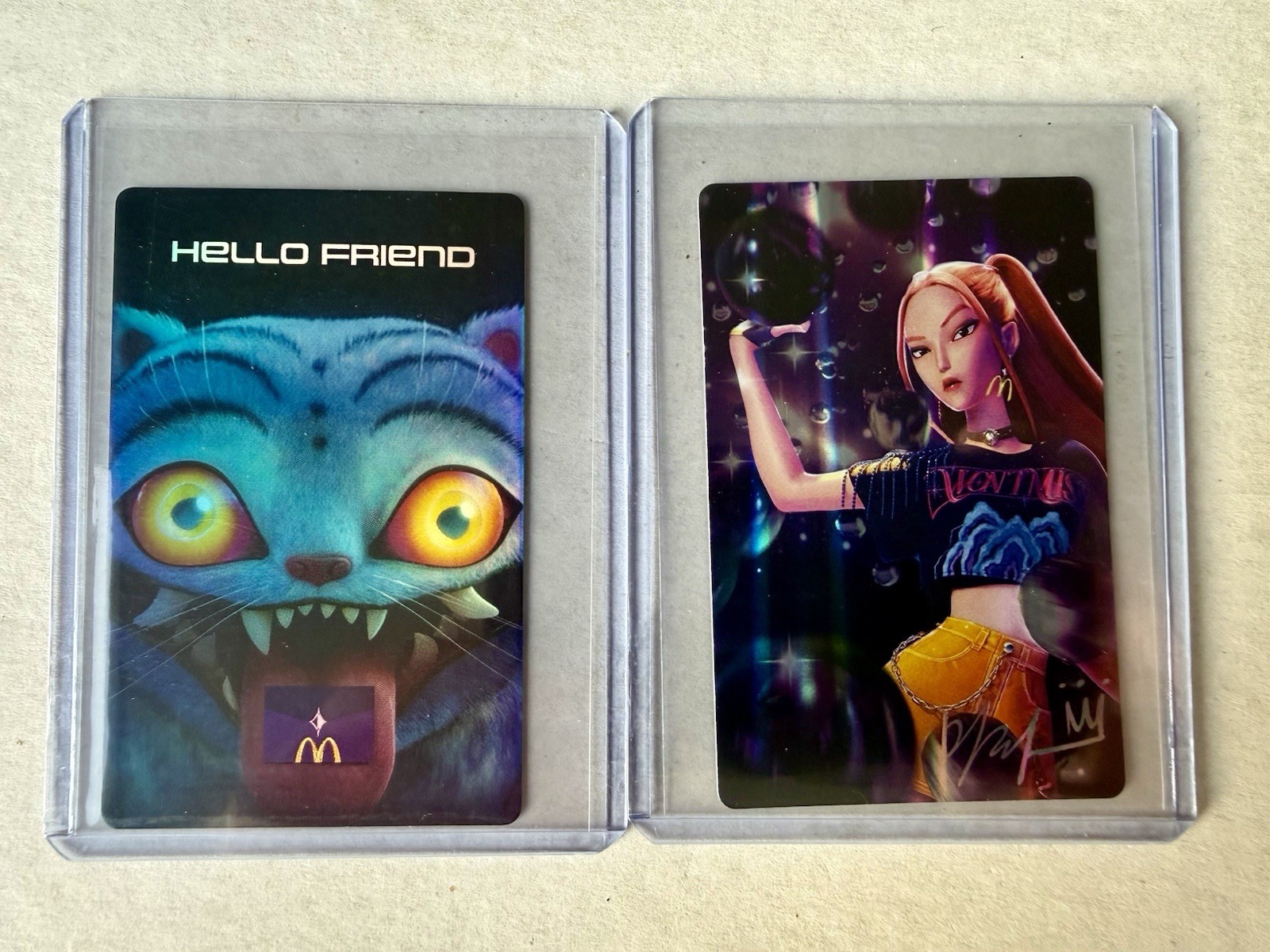(2) McDonald’s K-Pop Demon Hunter Cards