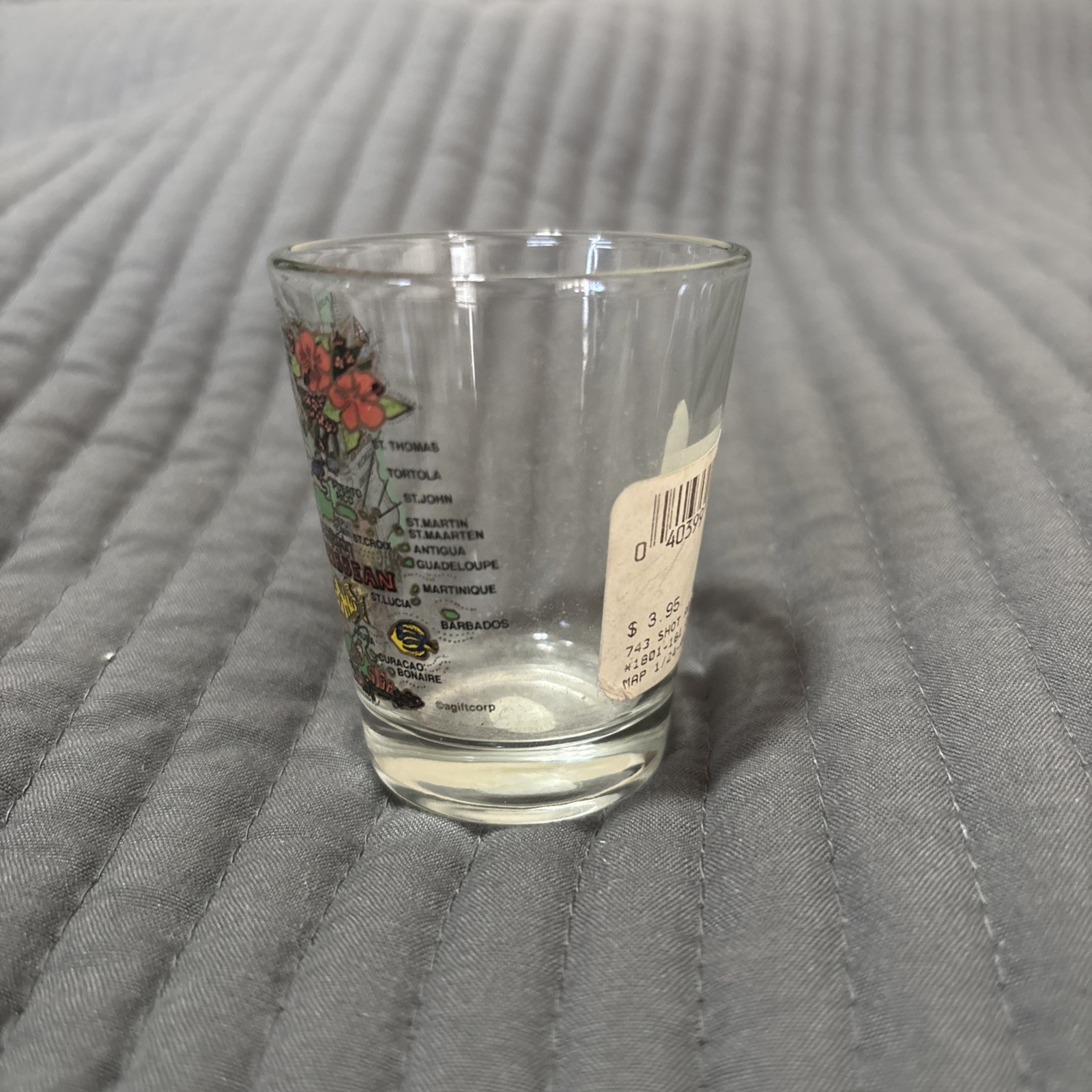 Caribbean Vacation – Clear 2.5” Collectible Souvenir Shot Glass