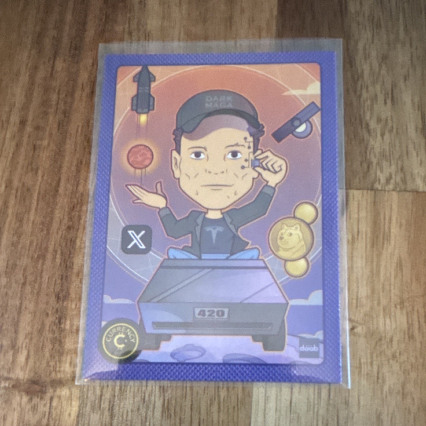 Cardsmiths Currency Cred 2023 Elon Musk #31 Tesla SpaceX PayPal Trading Card