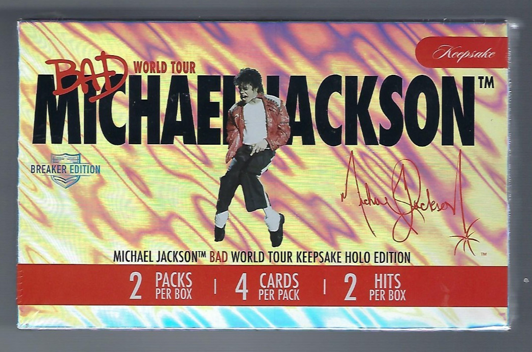 2025 Keepsake Michael Jackson “Bad” World Tour HOLO Breaker Box