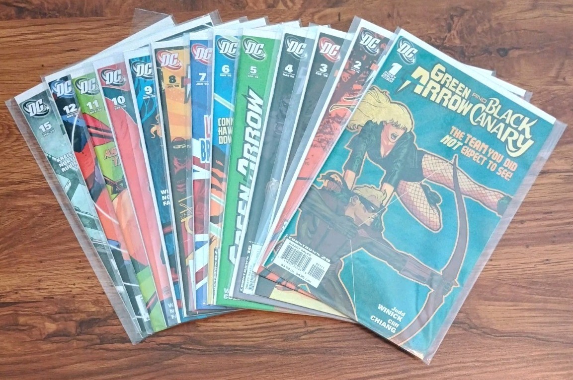 Green Arrow Black Canary #1-12 & 15 NM #5 Variant DC Comics 13-Issue Lot (2007)