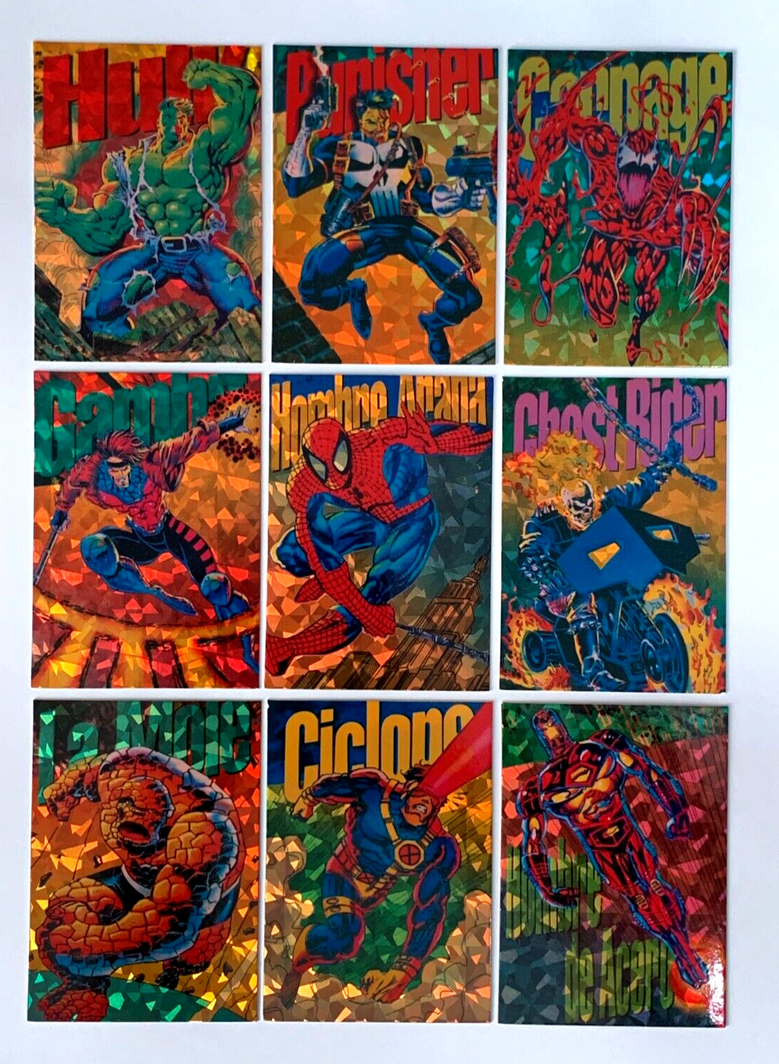 Marvel Pepsicards Binder + Full Set 113/113 Spiderman Hulk Venom Reprint 1995